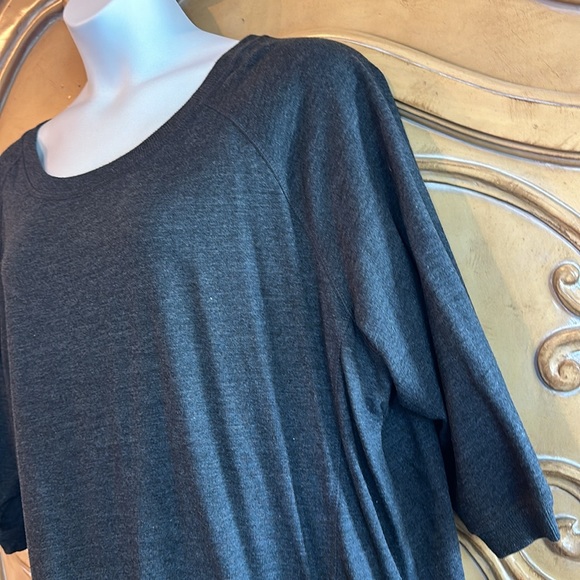 Ellos dark gray sweatshirt tunic - Picture 3 of 8